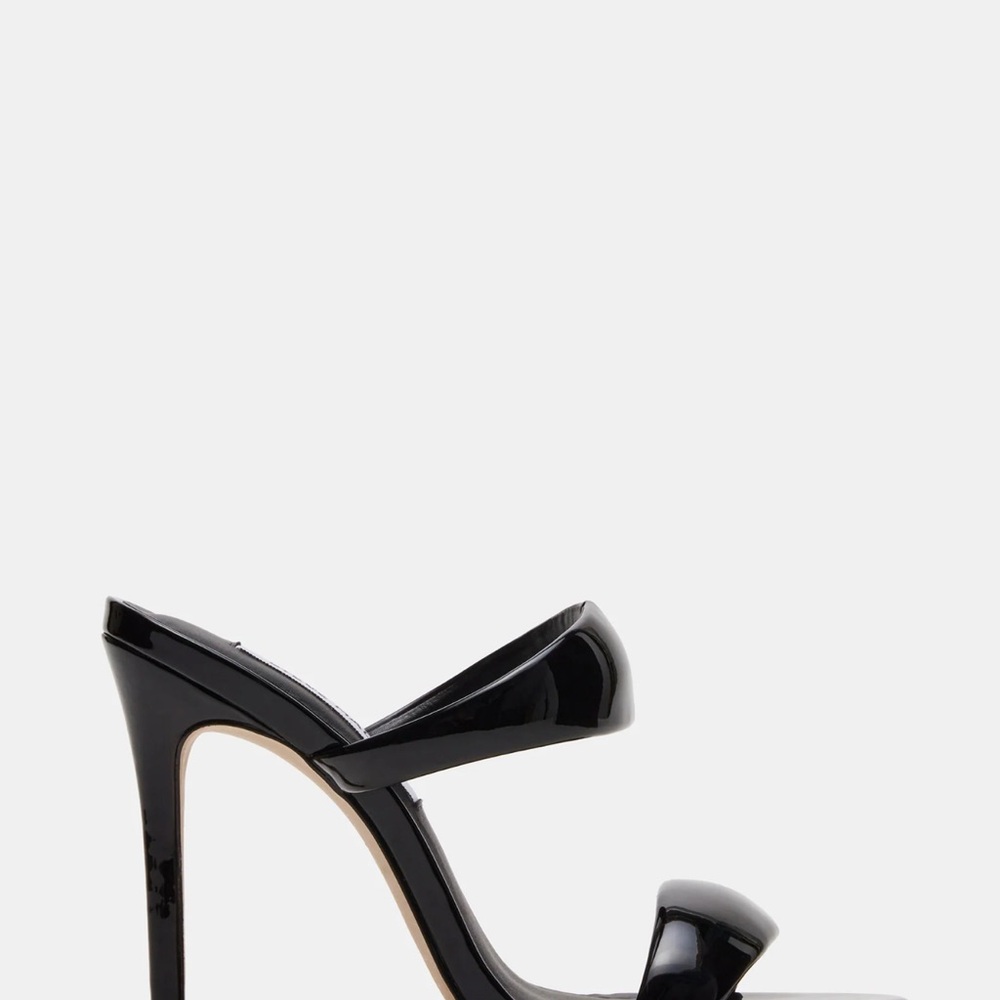 Steve Madden Glossy Black Heels